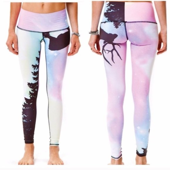 teeki Pants - Teeki Northern Lights Yoga Leggings